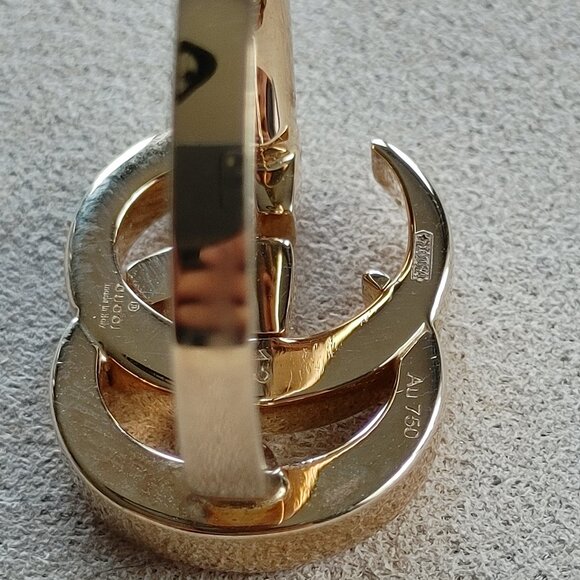 Gucci "GG" 18k gold ring size 6.5 - Picture 10 of 11